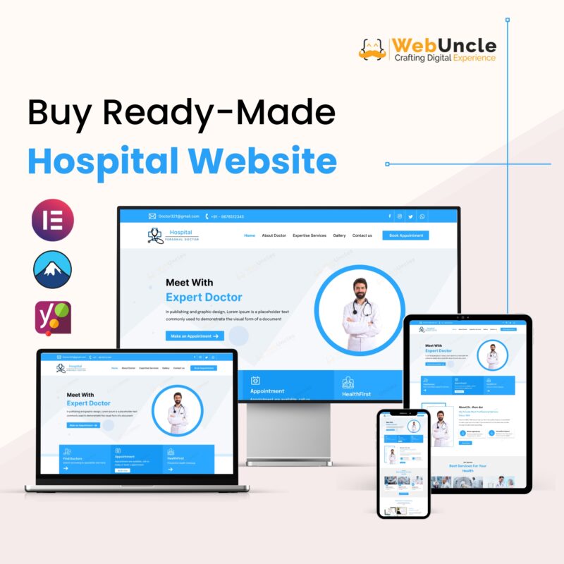 Buy Ready-Made Hospital Website