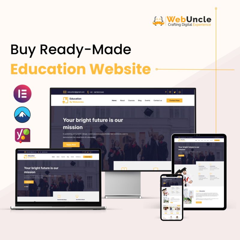 Buy Ready-Made Education Website