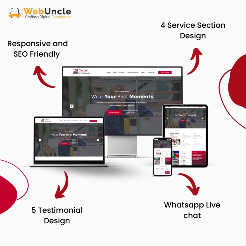 Ready Made Website for Textile Business - Image 2