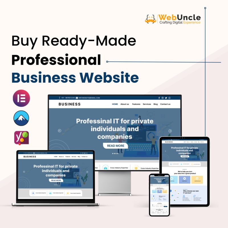 Buy Ready-Made Professional Business Website
