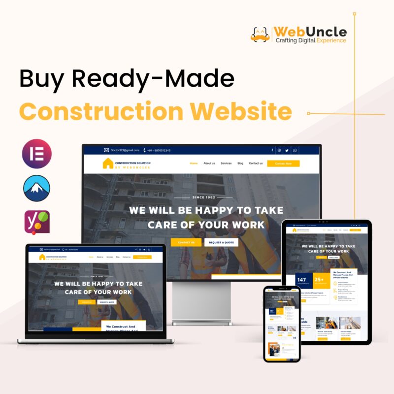 Ready-Made Construction Website